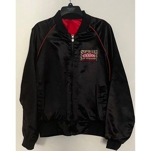 Palace Station Hotel & Casino Reversible Satin Jacket Lg
